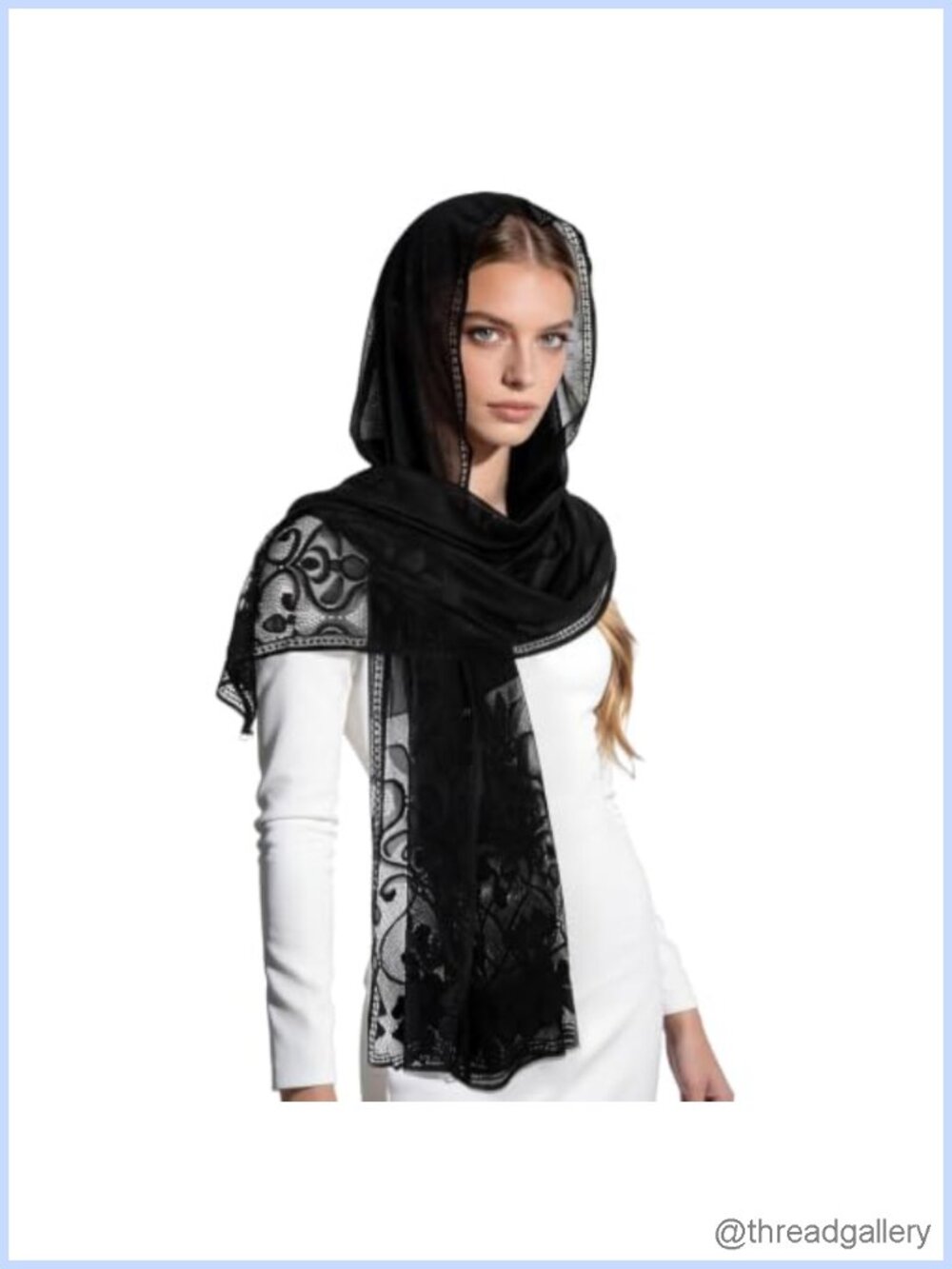 Lace Veil Scarf Mantilla Wrap Shawl Church Wedding Bridal Covering